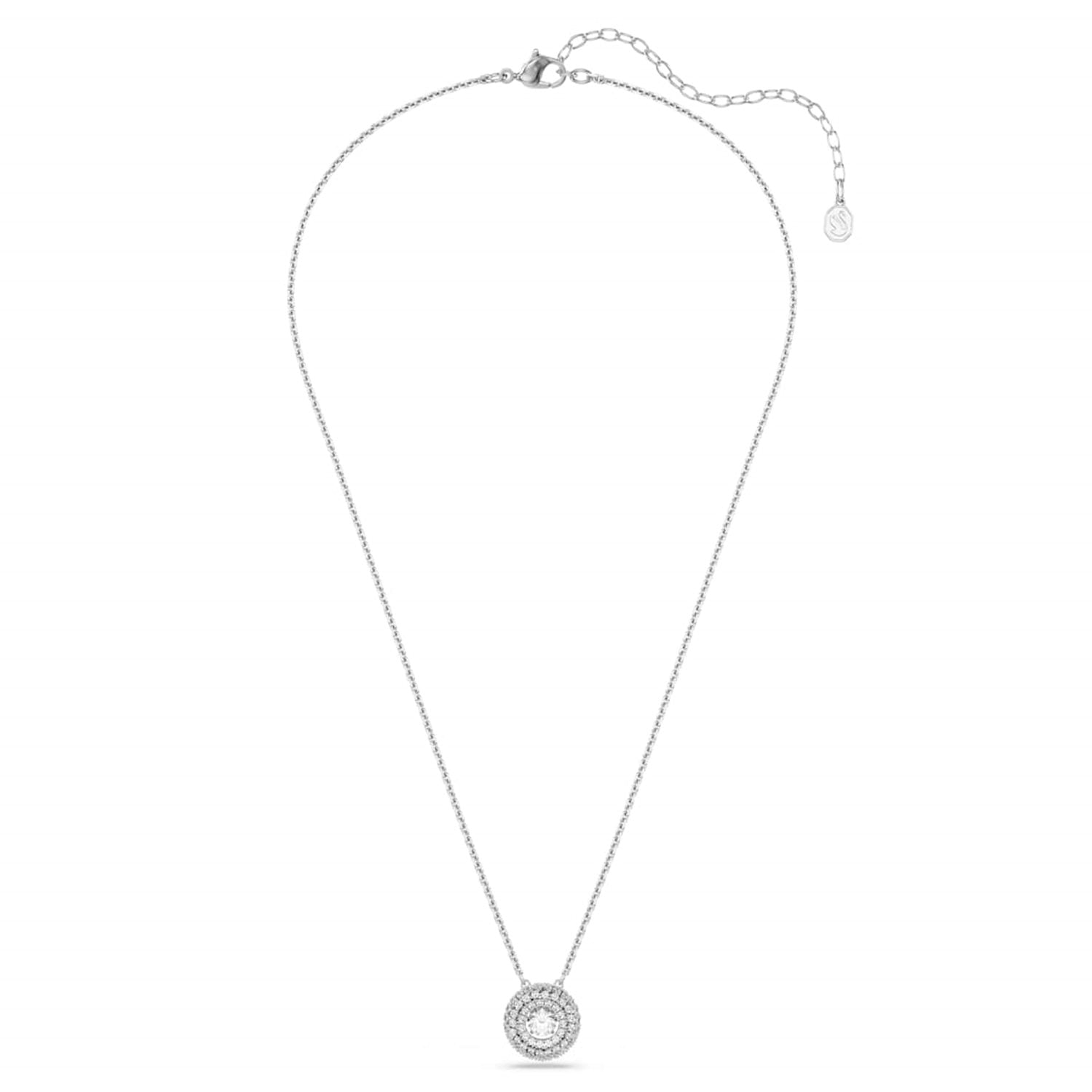 Swarovski Sublima Glam Silver-Tone Necklace 5738246