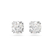 Swarovski Constella Silberfarbene Ohrknöpfe 5636712