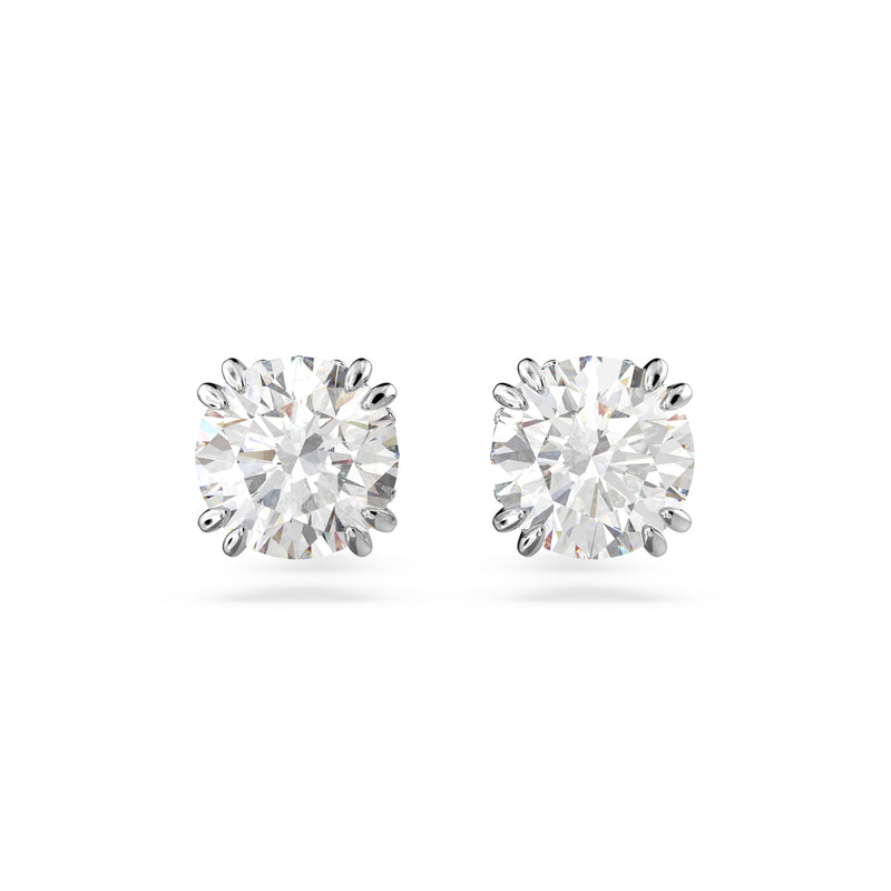 Swarovski Constella Silberfarbene Ohrknöpfe 5636712-zoom-