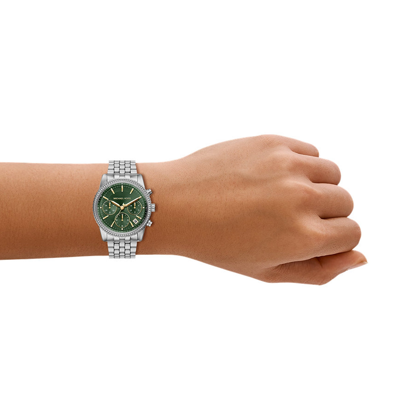 Michael Kors Bryant Round Green Dial Watch MK7583