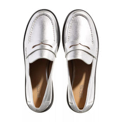 Michael Kors Zilveren Leren Loafers 2001-A0376637_38
