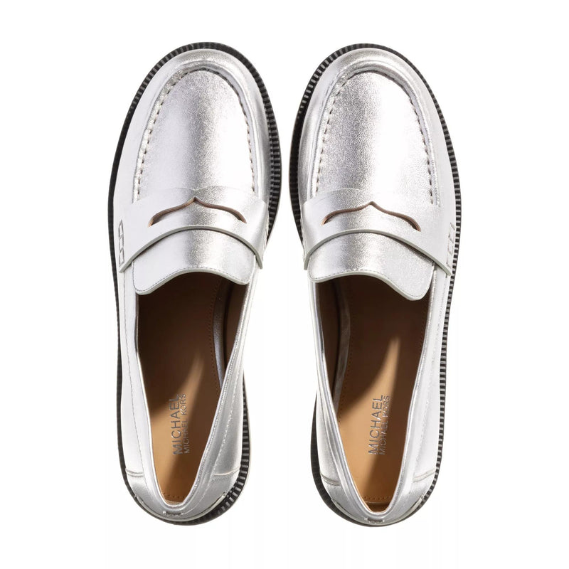 Michael Kors Zilveren Leren Loafers 2001-A0376637_38-zoom-
