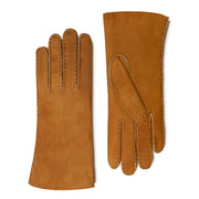 Isabel Bernard Honoré Zenia Cognac Lammleder Handschuhe IB67003-336-7