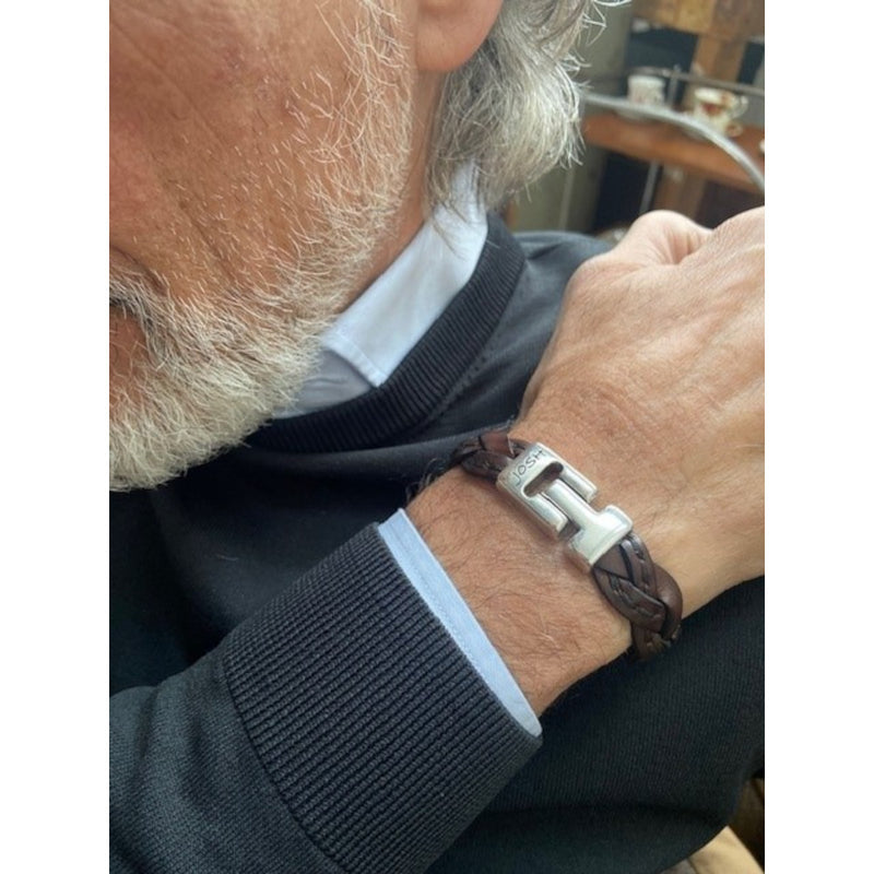 Josh herren Armband Braun 24303-bra-S/BROWN/L-zoom-