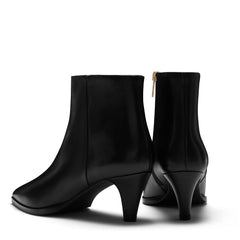 Isabel Bernard Vendôme Lola black calfskin leather boots IB53011-001-38