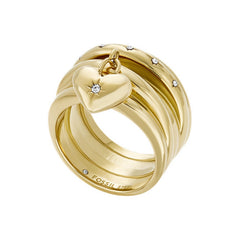 Fossil Sadie Gold Coloured Ring JF048347109