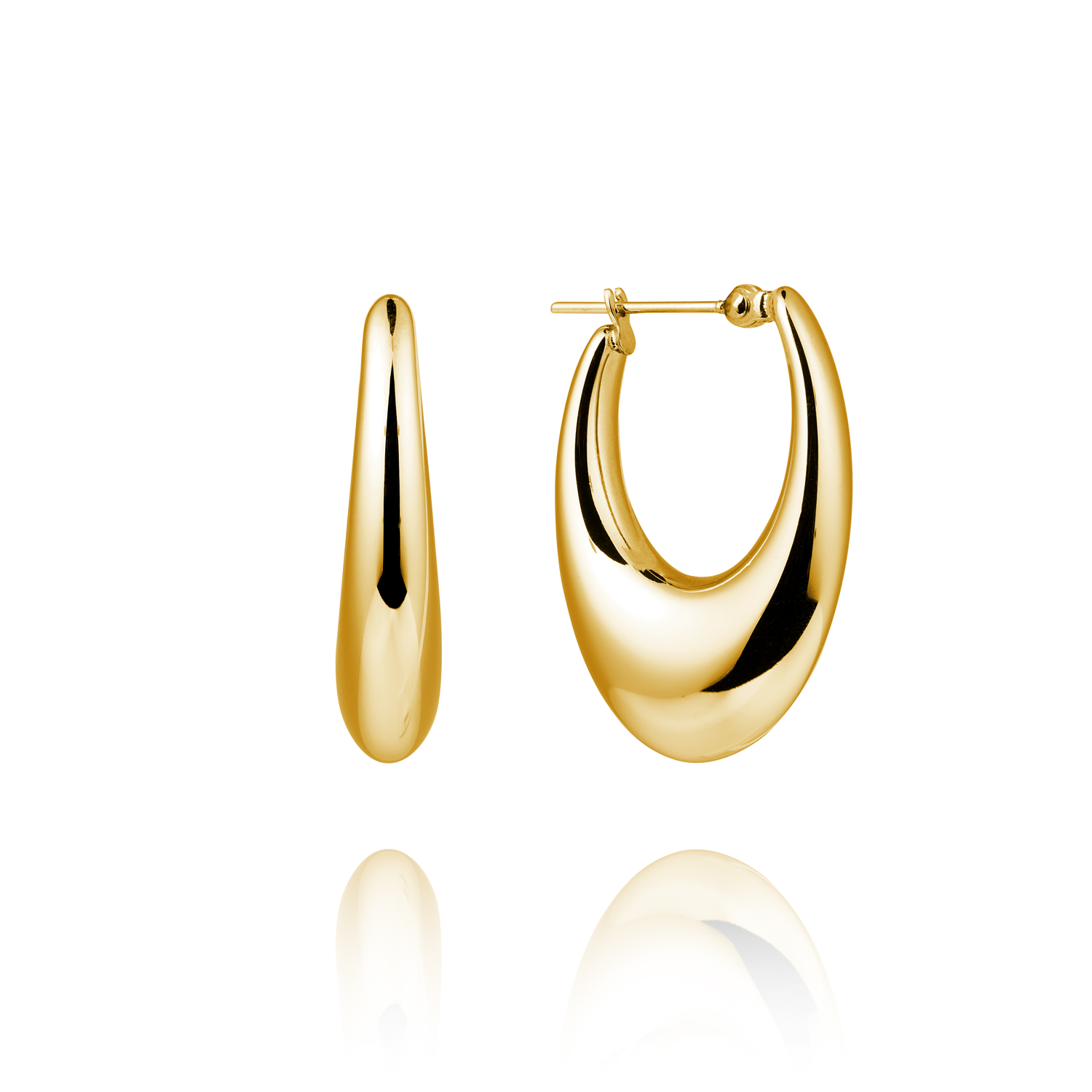 Mockberg Kenza Gold Plated Hoops MB1725