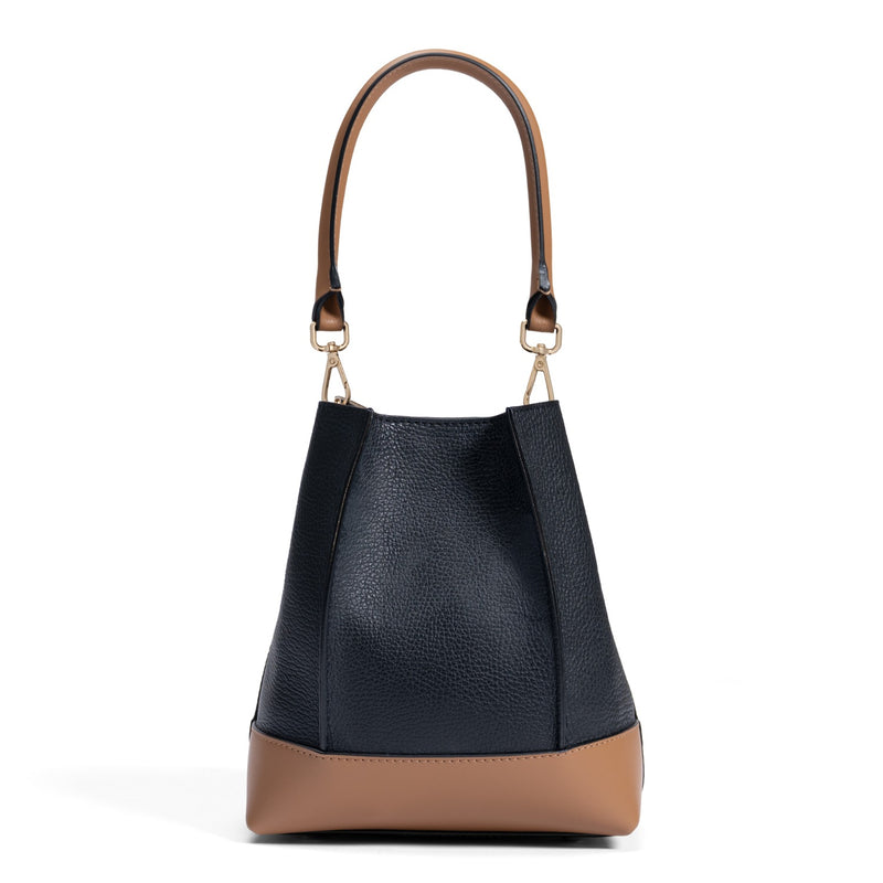 Isabel Bernard Femme Forte Minette Schwarz Kalbsleder Handtasche IB21114-001-zoom-