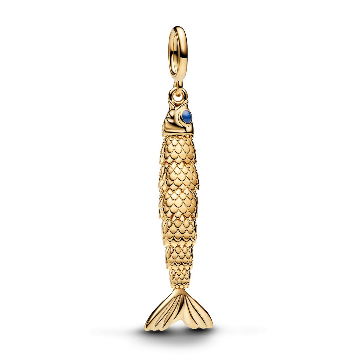 Pandora Moments Gold Plated Articulated Fish Dangle Charm 764686C01