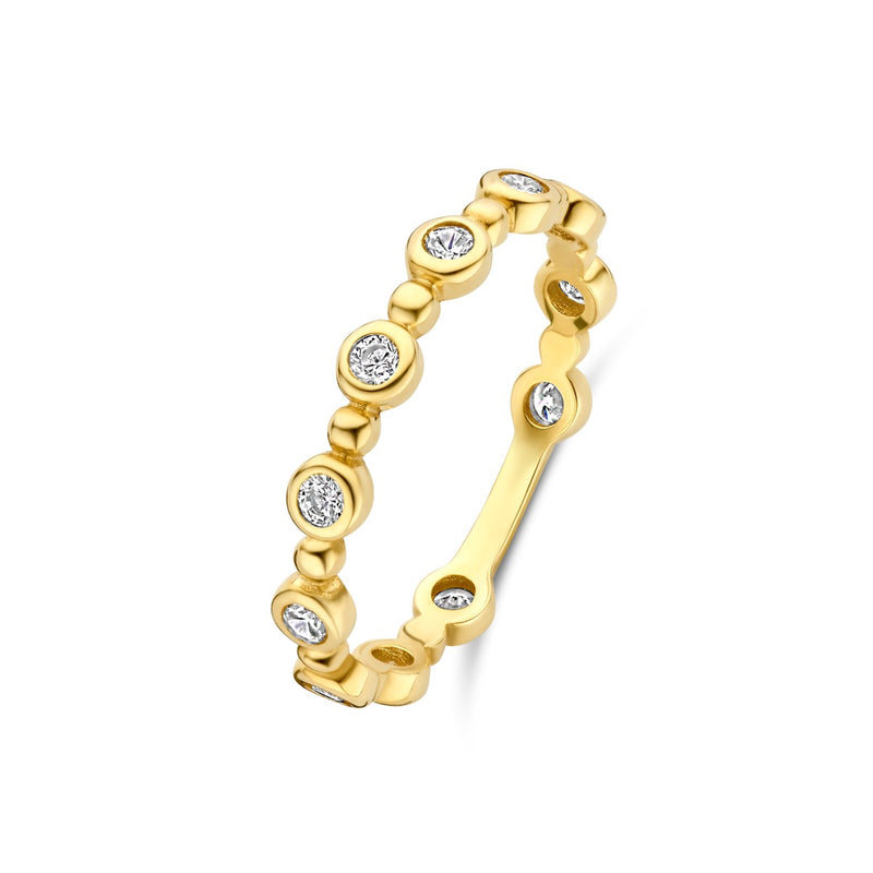 Beloro Jewels Monte Napoleone Stella 9 karat gold ring with zirconia BO330037-58-zoom-