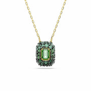 Swarovski Sublima Glam Halskette in Goldoptik mit grünem Anhänger 5752884