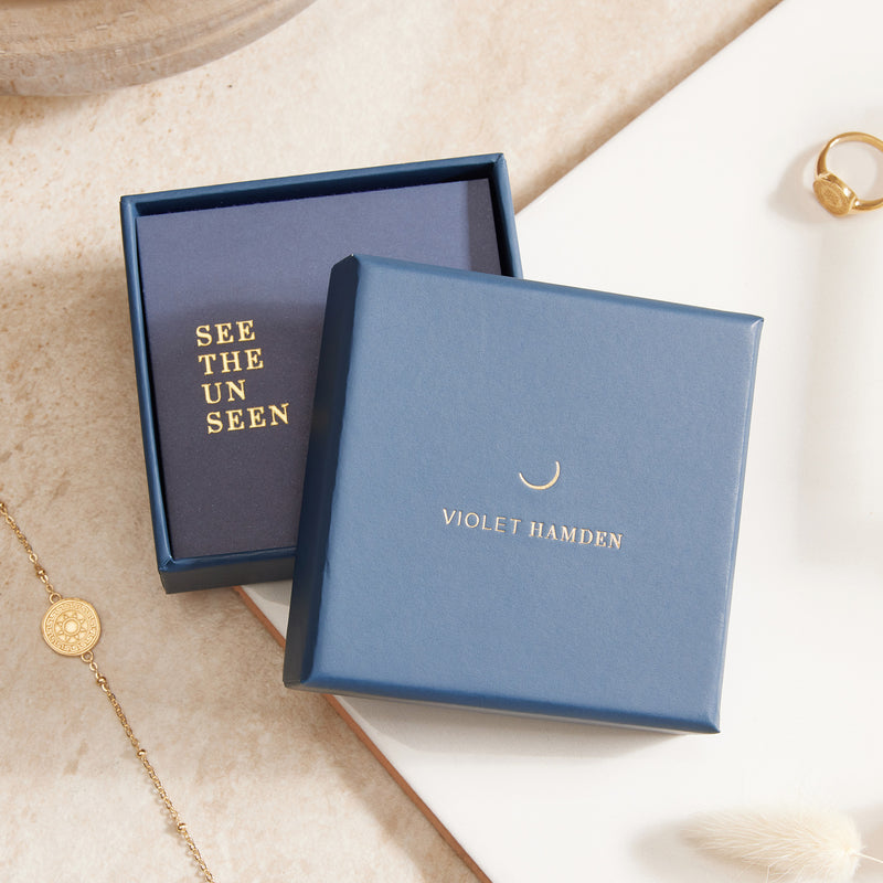 Violet Hamden Violet's Gift 925 Sterling Silbernes Halsketten- und Armband-Geschenkset mit Monden VH90059-zoom-