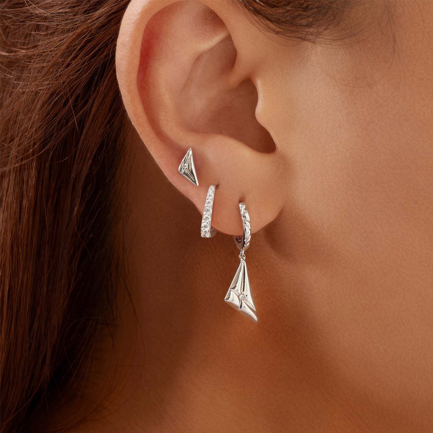 Ania Haie Sunshine Chaser 925 Sterling Silver Earrings 2002-AH-E059-19H