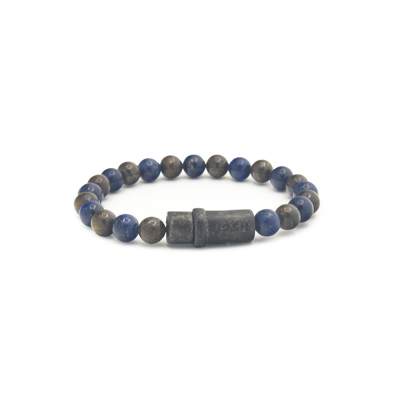 Josh Natural stone Bracelet 09285-BRA-VB/LAPISBR/L-1-zoom-