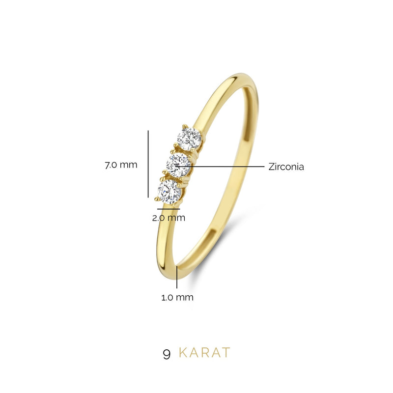 Beloro Jewels Monte Napoleone damen Ring Gold BO330003-56-zoom-