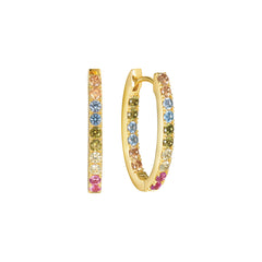 Sif Jakobs Ellisse 18 karat gold plated Earrings SJ-E2312-XCZ-YG