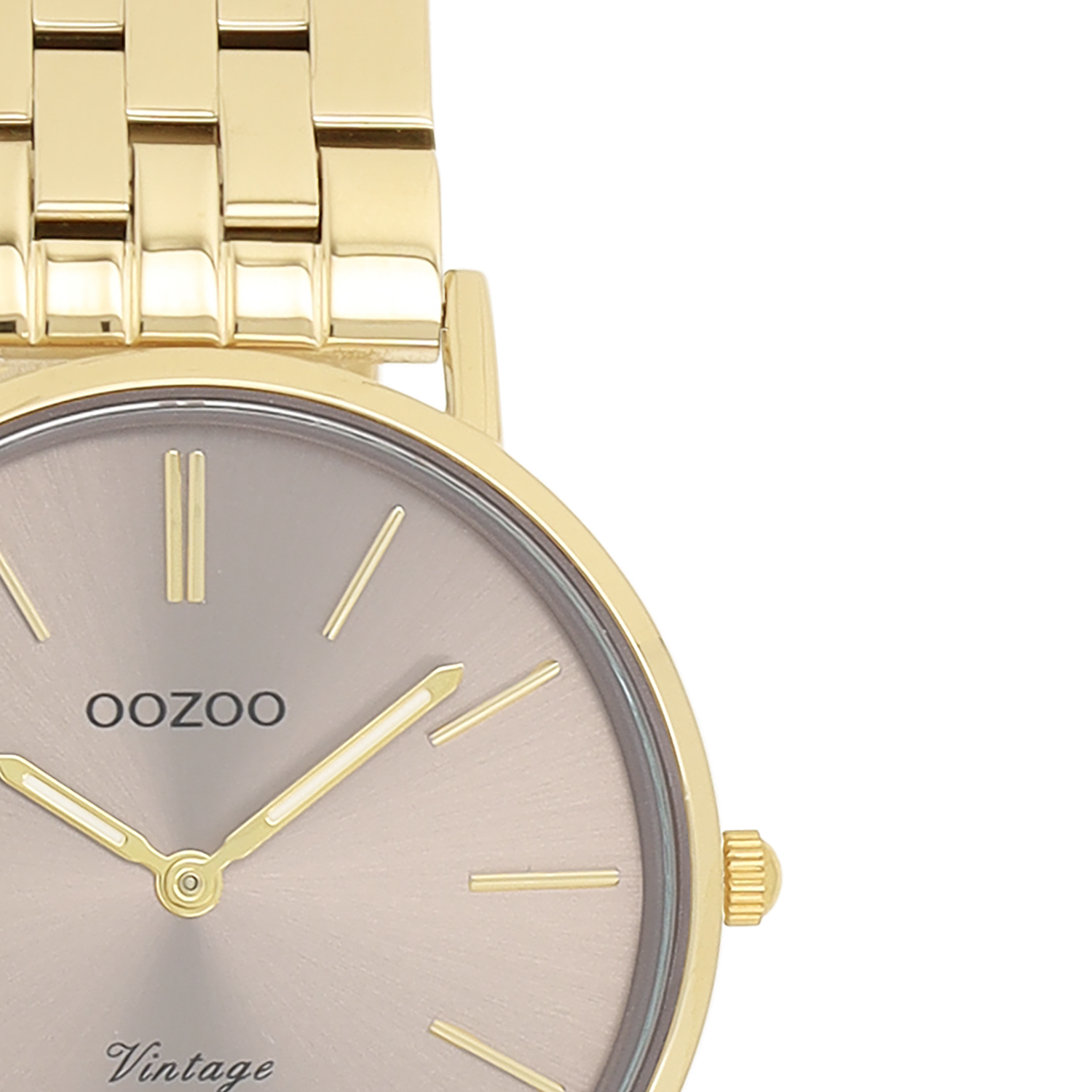 OOZOO Vintage Gold and Taupe Women's Watch C20408