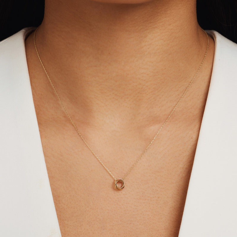 Isabel Bernard Rivoli Méline 14 Karat | Gold Halskette IB340150-zoom-