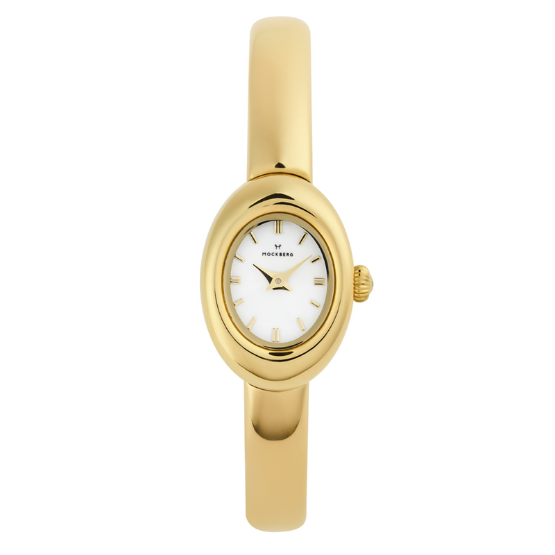 Mockberg Belle Oval Petite Gold Small Bangle Women's Watch MB1769-zoom-