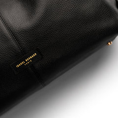 Isabel Bernard Honoré Grace black calfskin leather shoulder bag IB25093-001