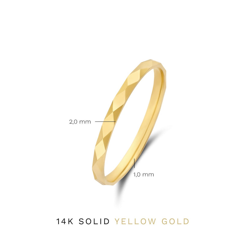 Isabel Bernard Rivoli Laura 14 Karat | Gold Ring IB330066-60-zoom-
