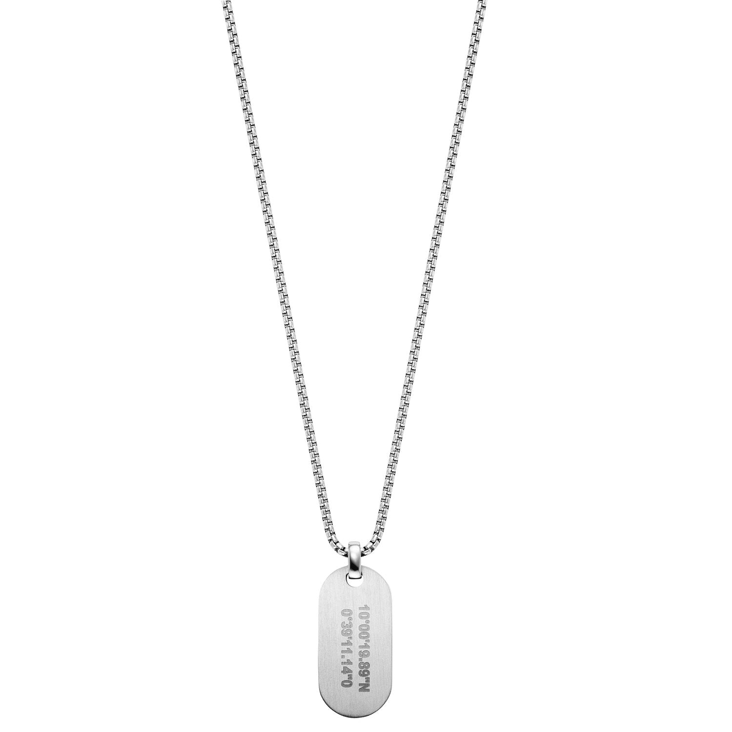 G-STAR ZipPoint Silver Link Necklace GSJ.104.01