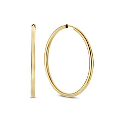 Beloro Jewels La Rinascente Constanza 9 carat gold Hoop Earrings BO360049