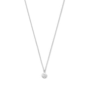 Violet Hamden Luna 925 Sterlingsilber Halskette mit Münze VH14008