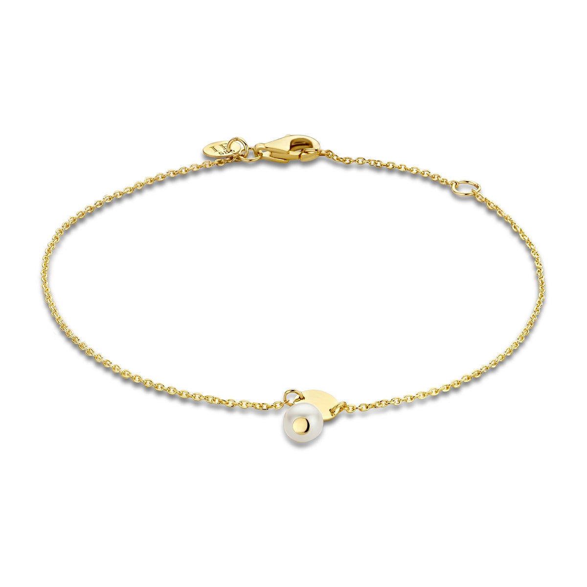 Isabel Bernard Belleville Luna 14 Carat Golden Bracelet IB320020 (Length: 16.00-18.00 cm)