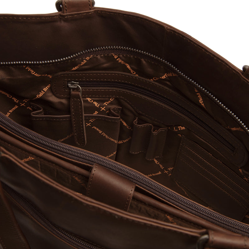The Chesterfield Brand Berlin damen Shopper Braun C38.016001-zoom-
