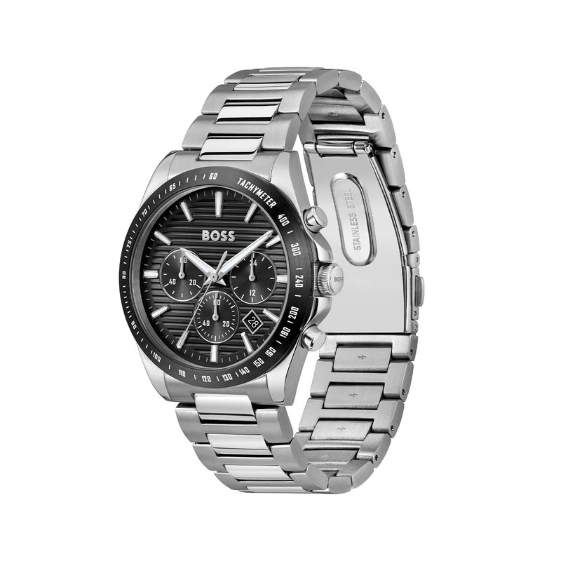 Hugo Boss Strike Chrono Silberne Herrenuhr HB1514290-zoom-