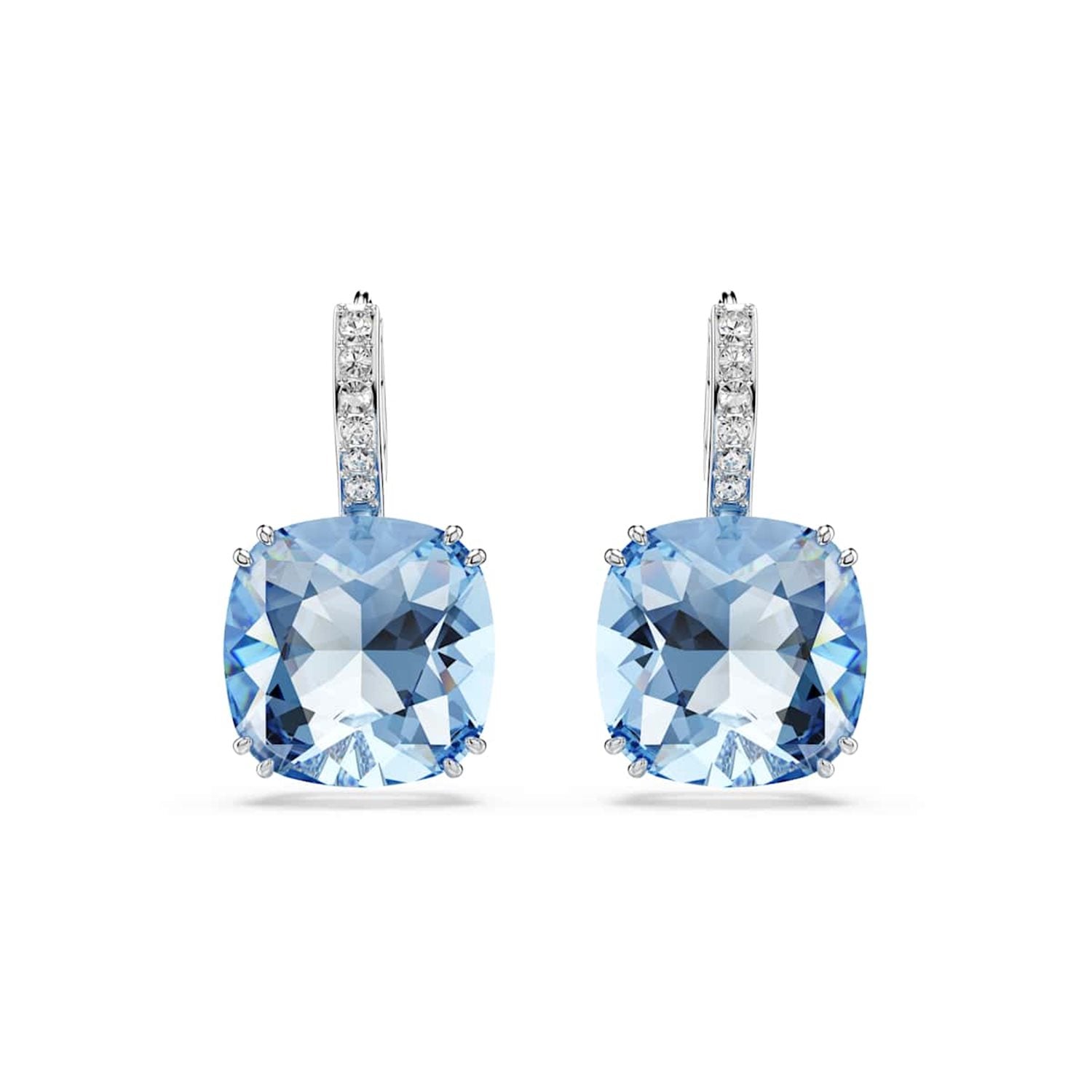 Swarovski Millenia Silver-Tone Earrings with Blue Crystal 5756150