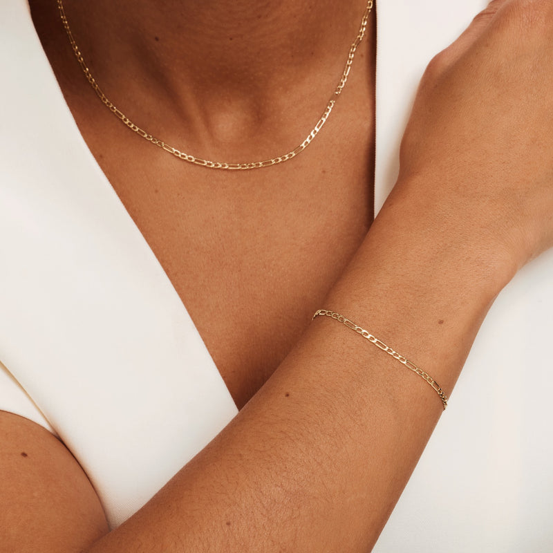 Isabel Bernard Rivoli Nina 14 Karat | Gold Halskette IB340112-zoom-