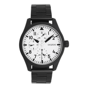 OOZOO Timepieces Schwarz-Weiße Herrenuhr C11508