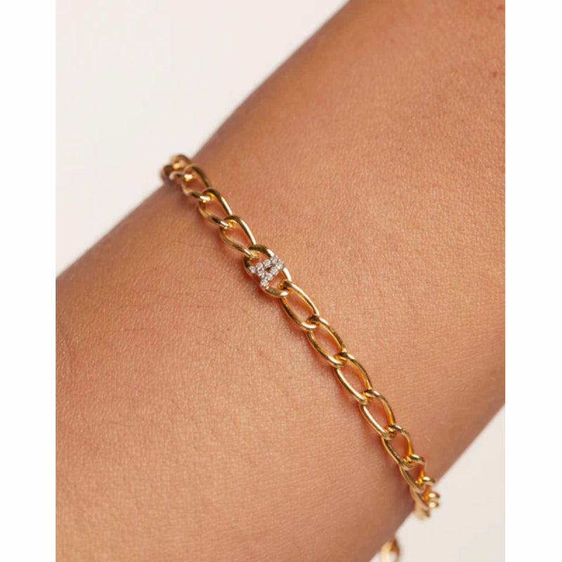 P D Paola Mini Letters damen Armband 750 Vergoldung PU01-541-U-zoom-