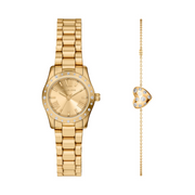 Michael Kors Lexington Goldfarbenes Damen Set MK4992SET