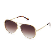 Isabel Bernard La Villette Ruby Goldfarbene Aviator Sonnenbrille IB400004-15-14