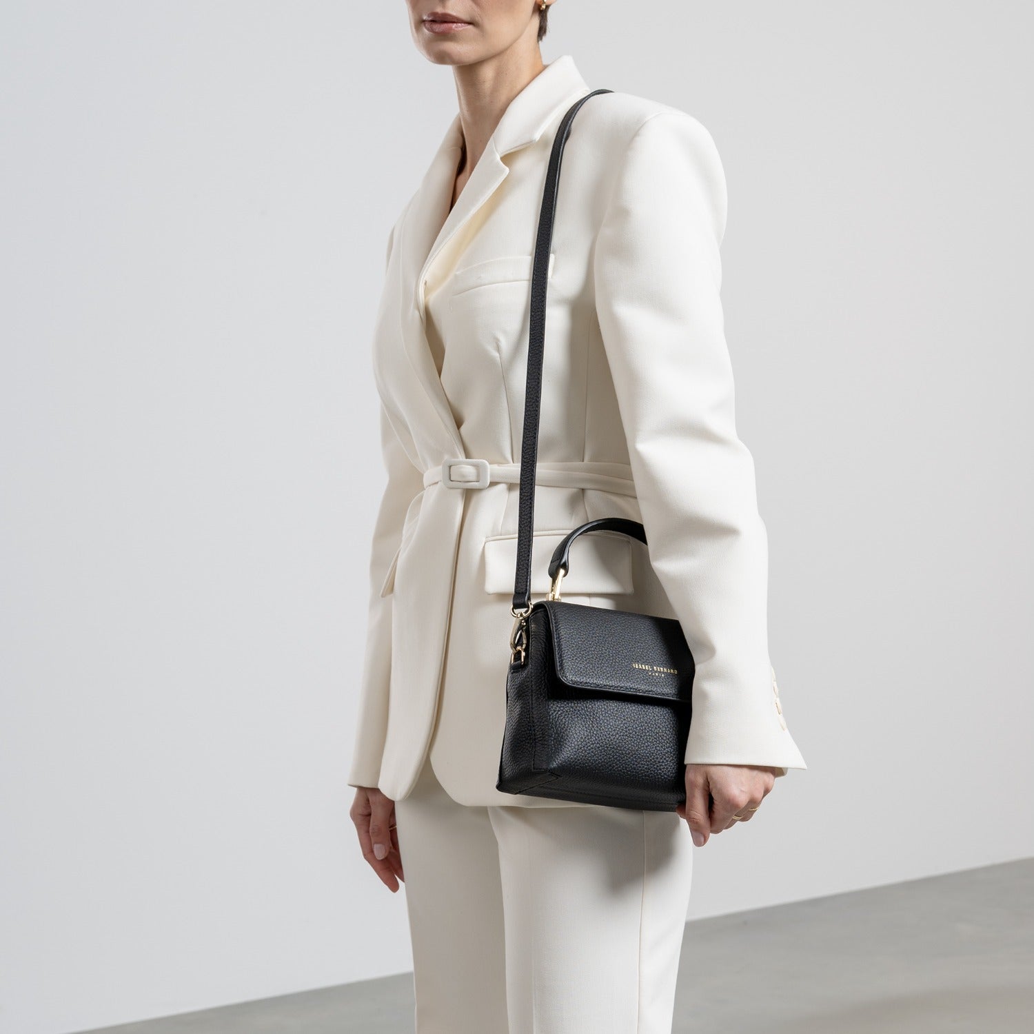 Isabel Bernard Femme Forte Heline Black Handbag IB21107