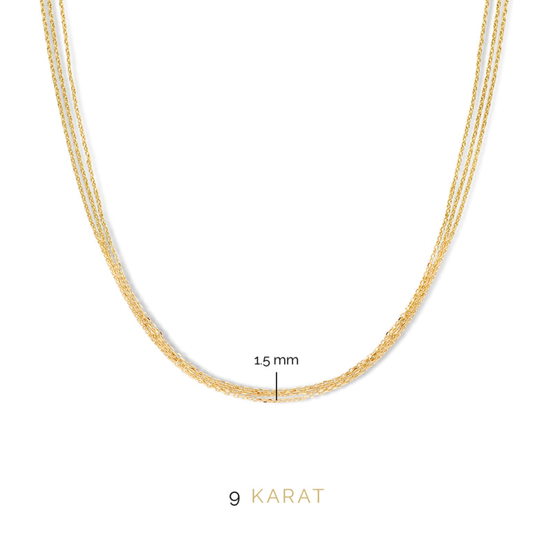 Beloro Jewels La Rinascente damen Kette 375 Gold BO340033-zoom-