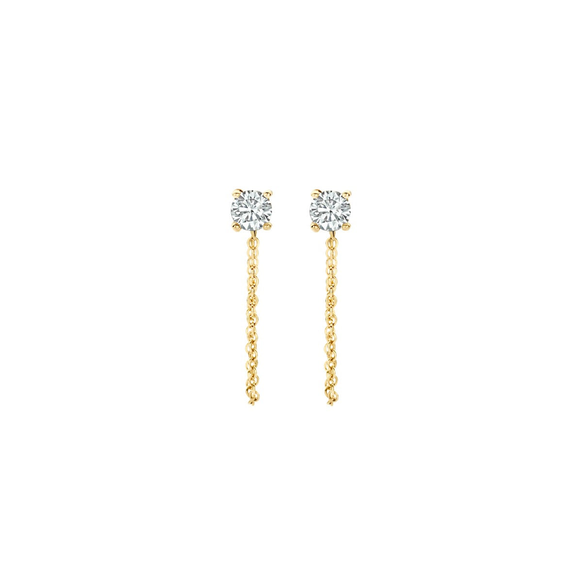 Blush 14 karat gold Ear Stud 7345YZI