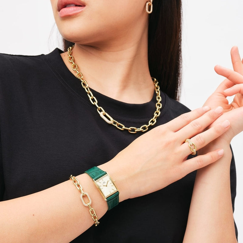 Daniel Wellington Bound damen Uhr Grün DW00100695-zoom-