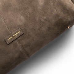 Isabel Bernard Honoré Grace taupe suede shoulder bag IB25093-178