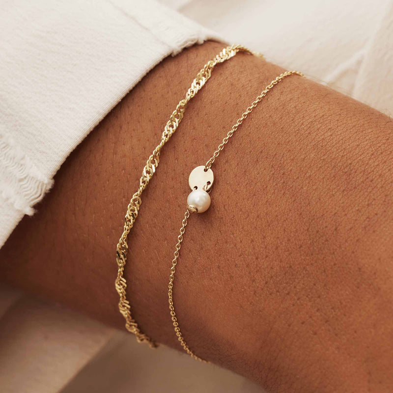 Isabel Bernard Belleville damen Armband 585 Gold IB320020-zoom-
