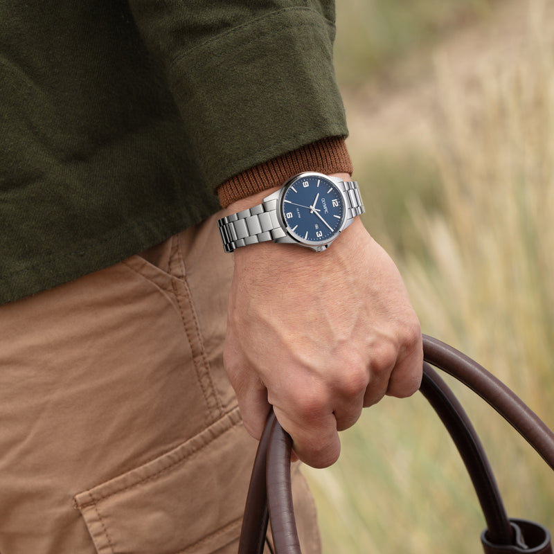 Olympic Glenn Blauw Heren Horloge 2002-OL26HSS316-zoom-