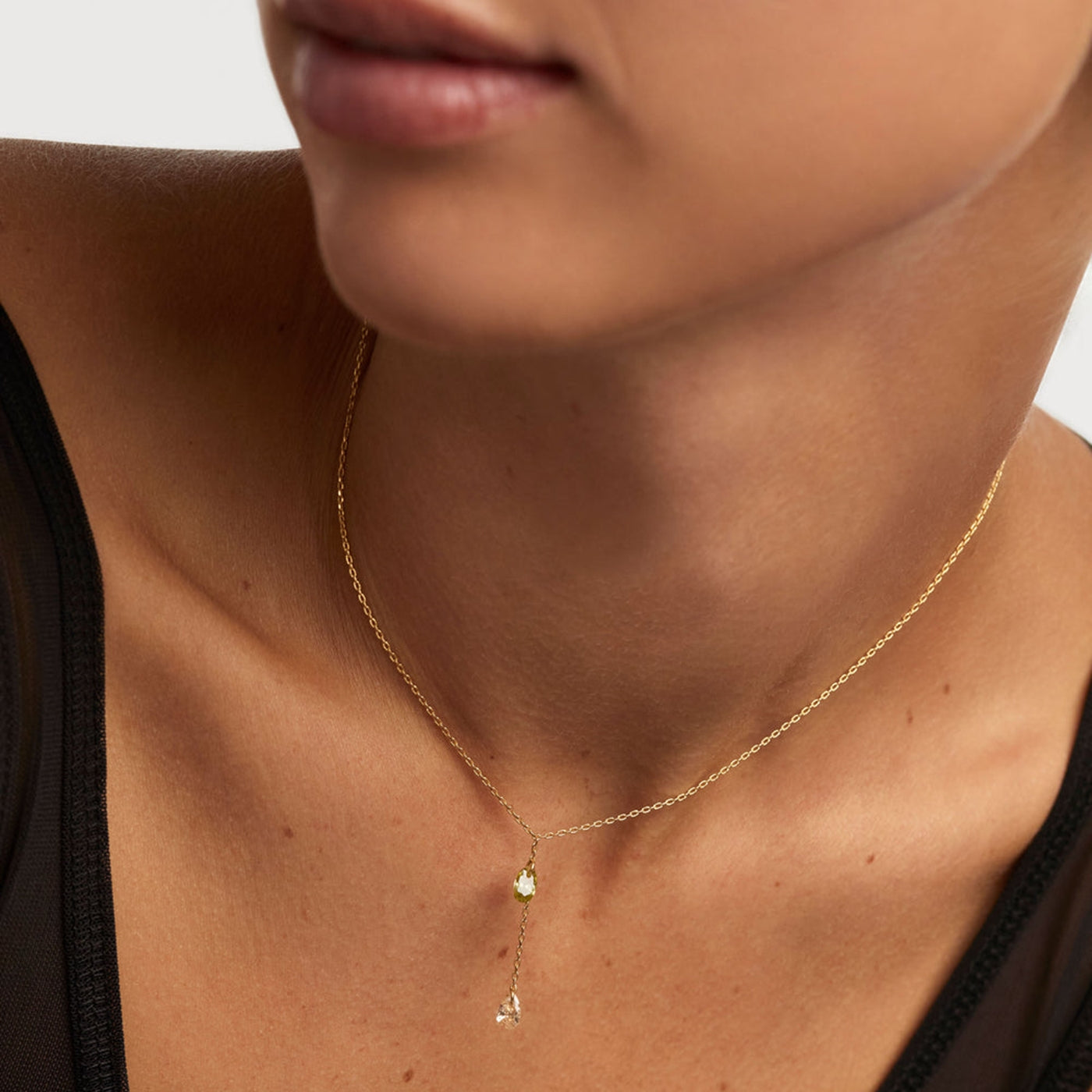 P D Paola Color 18 karat gold plated Necklace CO01-863-U
