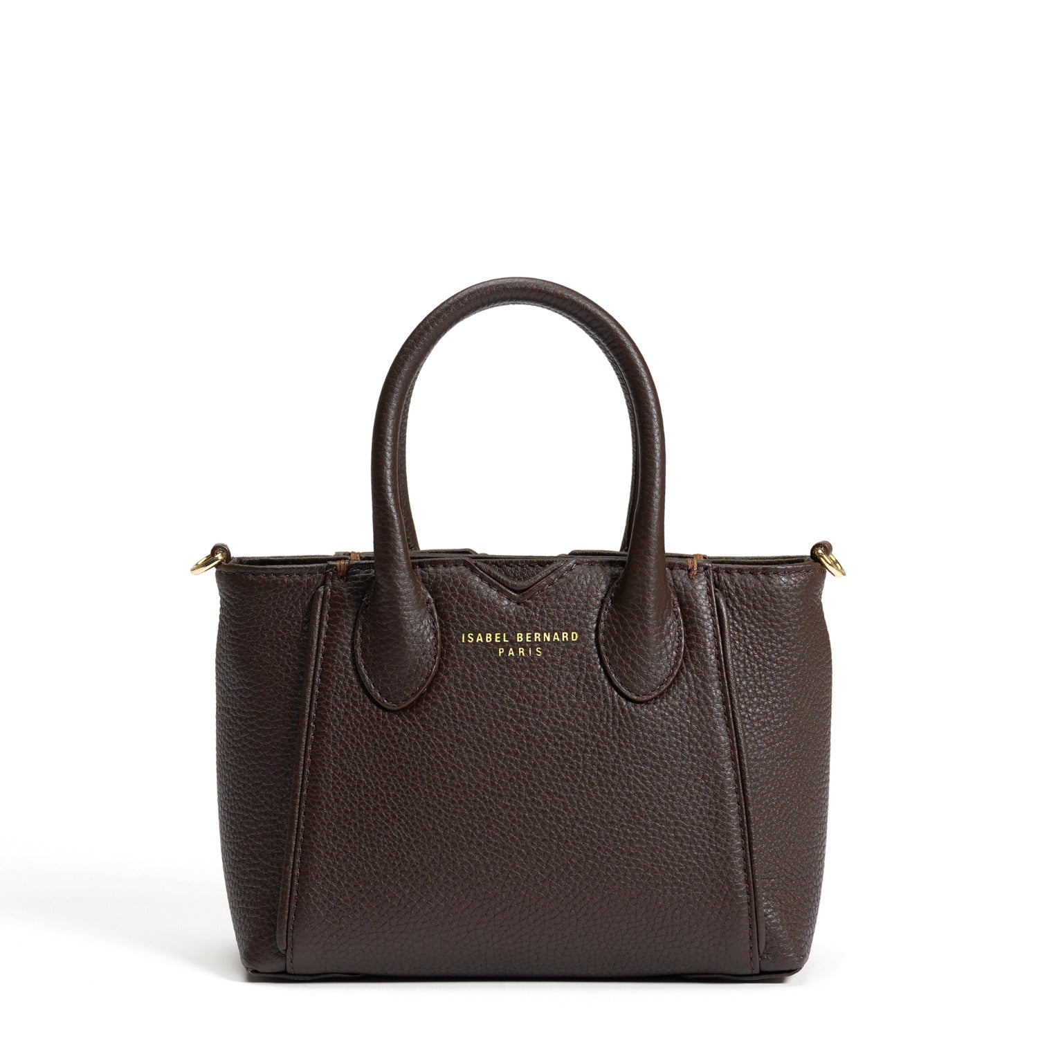 Isabel Bernard Honoré Cloe Mini brown calfskin leather handbag IB21124-031