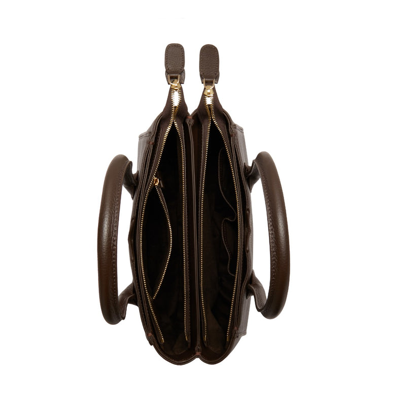 Isabel Bernard Honoré Cloe Midi Braune Kalbsleder Handtasche IB25082-031-zoom-
