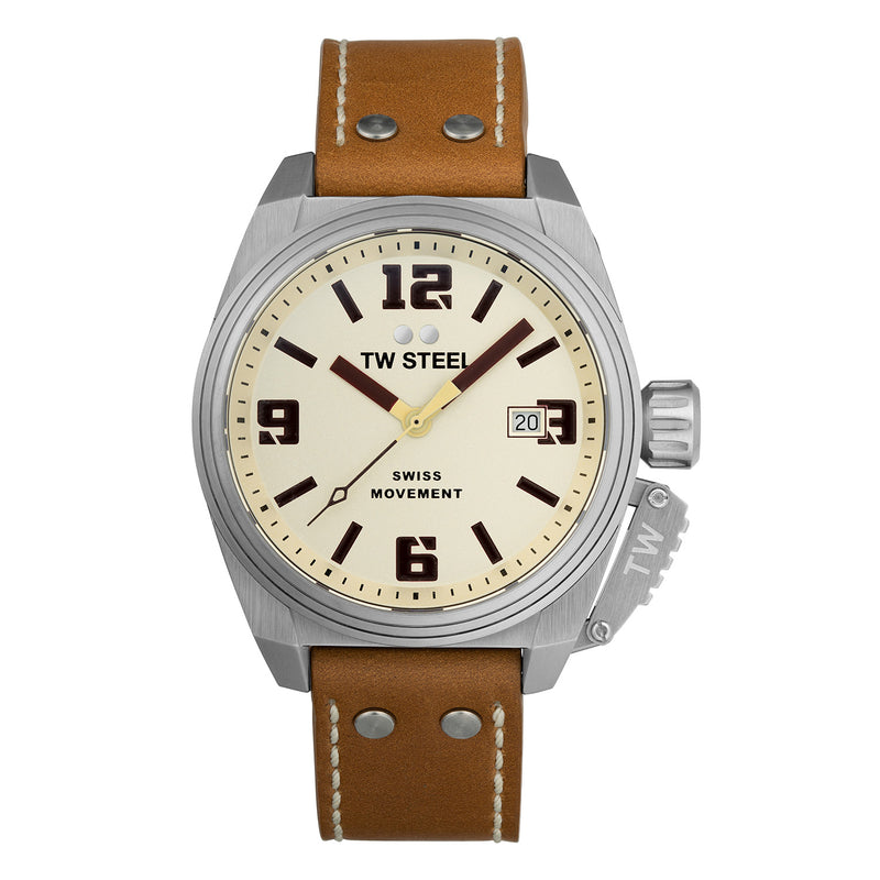 TW Steel Swiss Canteen Cream Men's Watch 2002-TW1100-zoom-