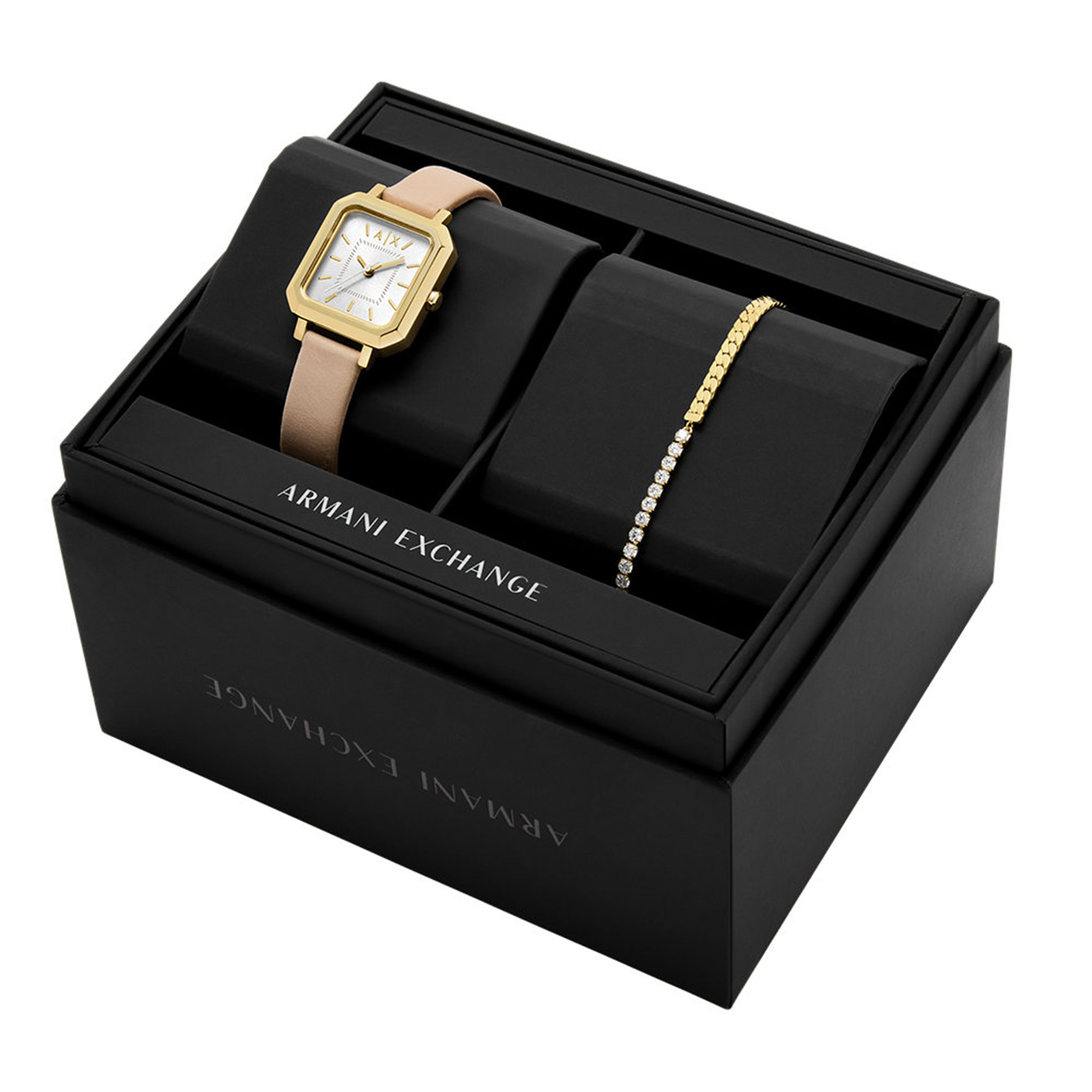 Armani Exchange Gold Women's Watch AX7172SET