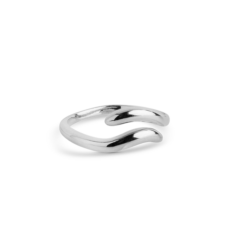 ENAMEL Copenhagen Recycled 925 Sterling Silver Adjustable Ring R100S-48-zoom-